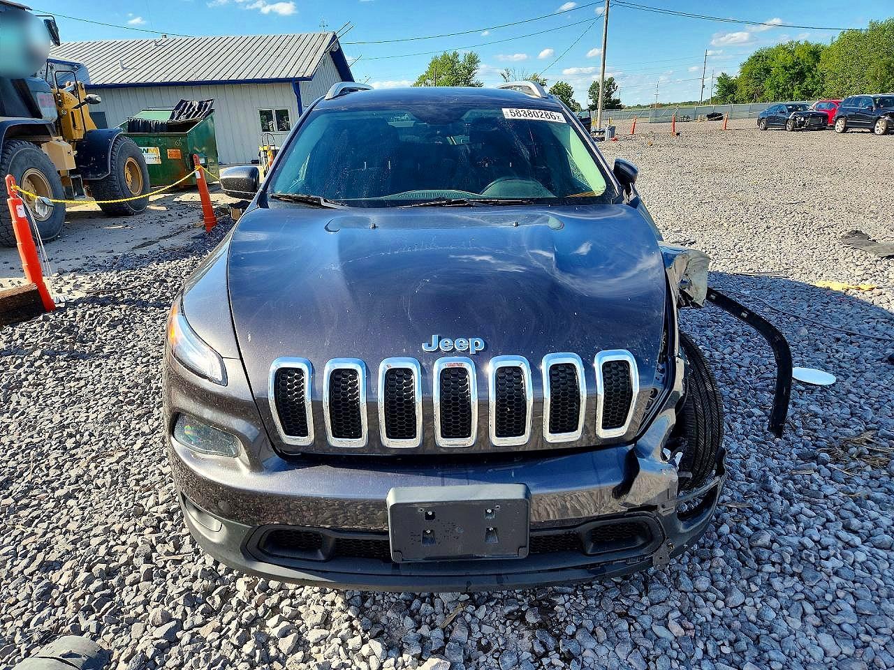 2015 Jeep Cherokee Latitude Gray vin: 1C4PJMCB1FW789801
