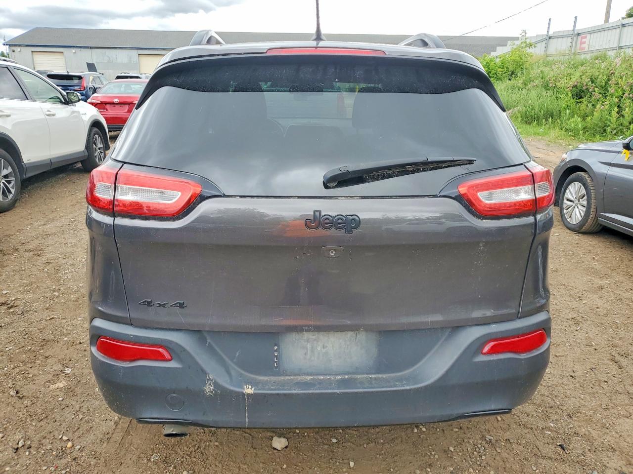 2014 Jeep Cherokee Latitude Серый vin: 1C4PJMCB2EW301034