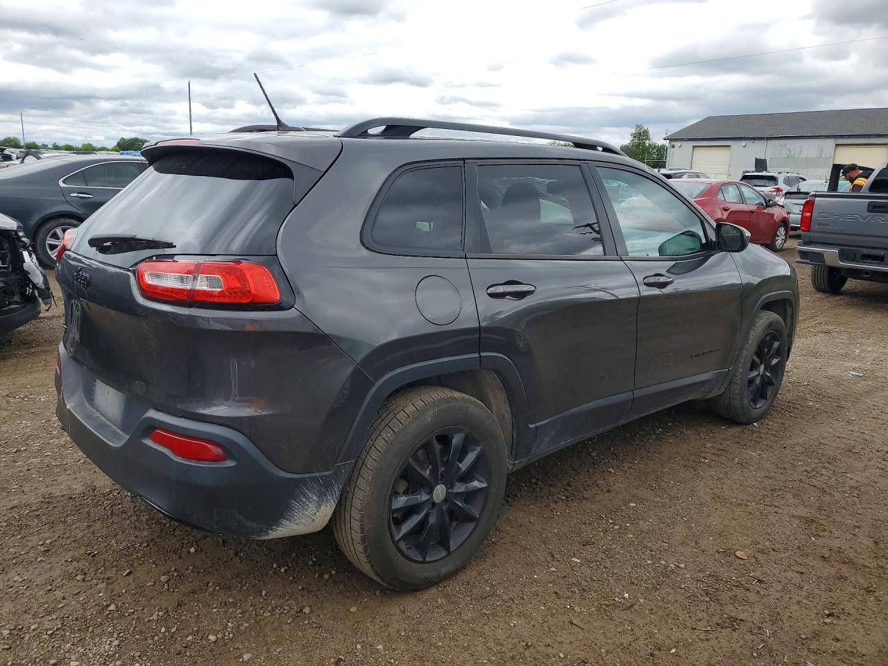 2014 Jeep Cherokee Latitude Серый vin: 1C4PJMCB2EW301034