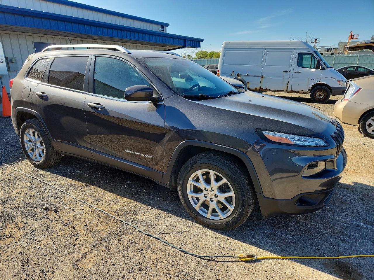 2014 Jeep Cherokee Latitude Угольный vin: 1C4PJMCB2EW303267