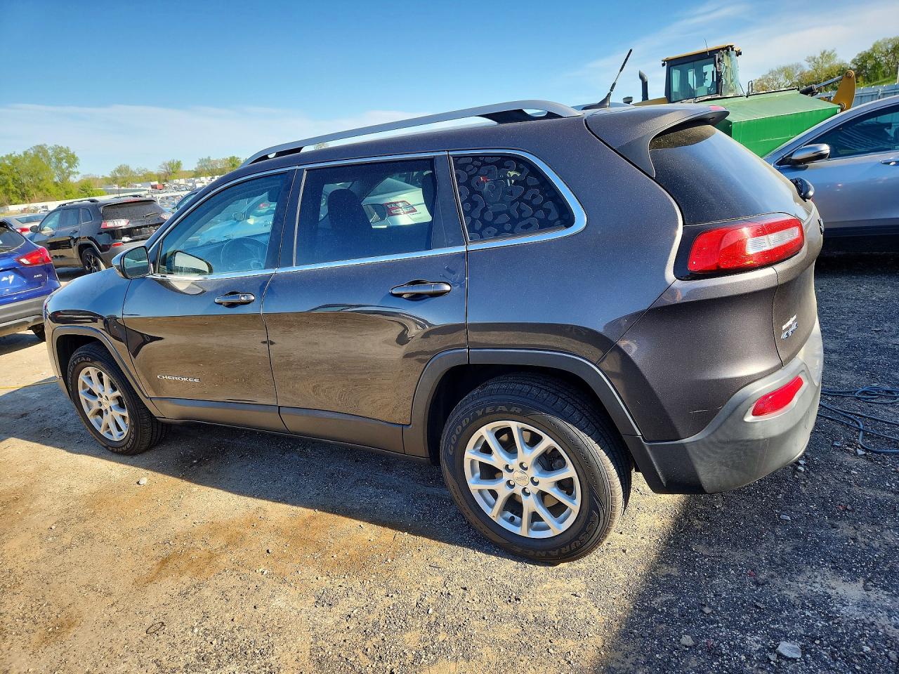 2014 Jeep Cherokee Latitude Угольный vin: 1C4PJMCB2EW303267