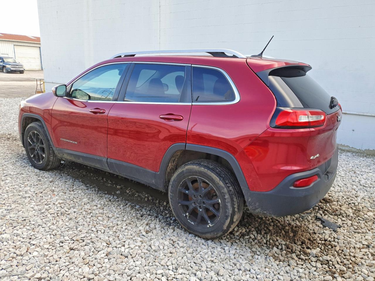 2015 Jeep Cherokee Latitude Красный vin: 1C4PJMCB2FW543744
