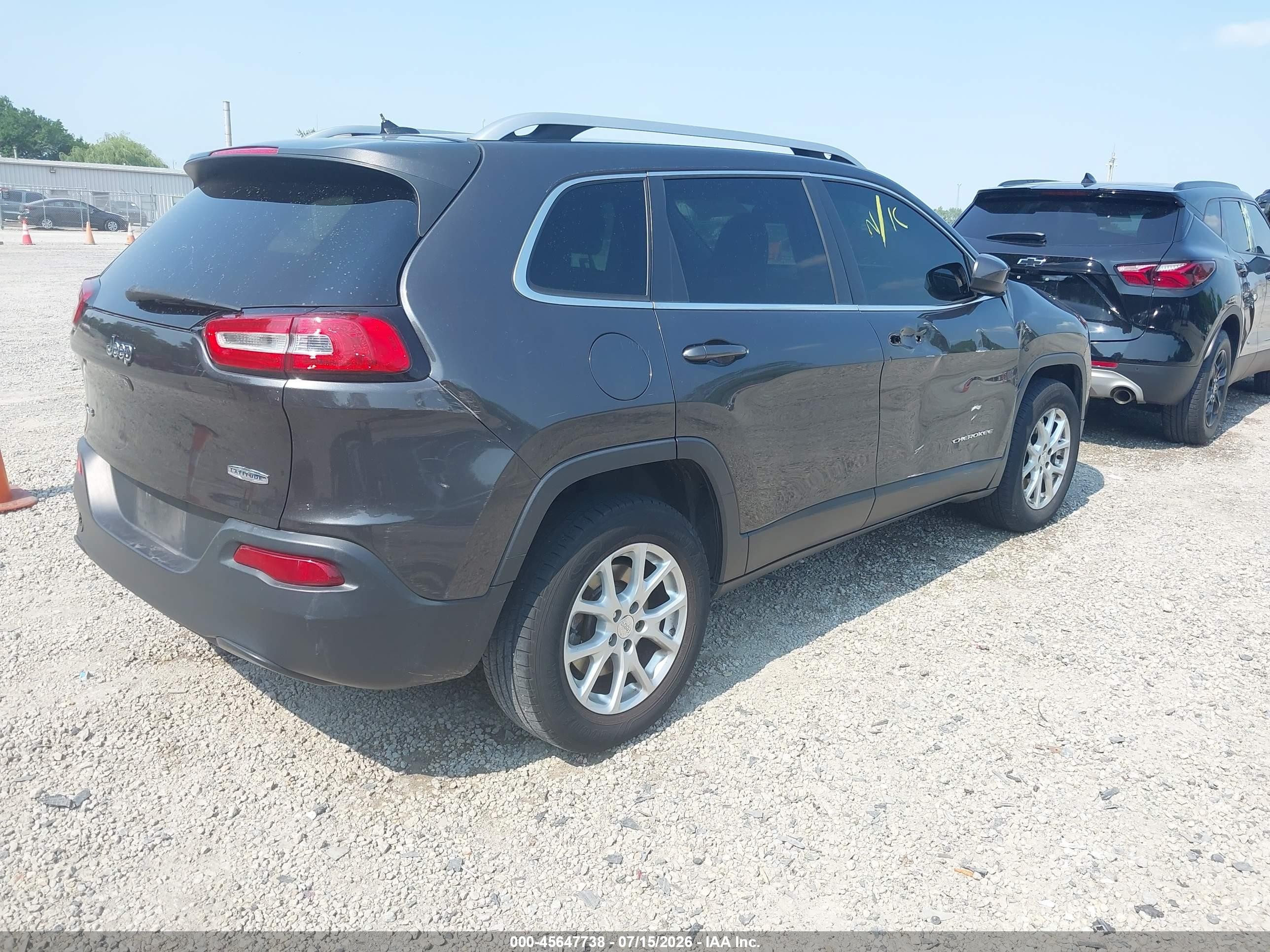 2015 Jeep Cherokee Latitude Pewter vin: 1C4PJMCB2FW645772
