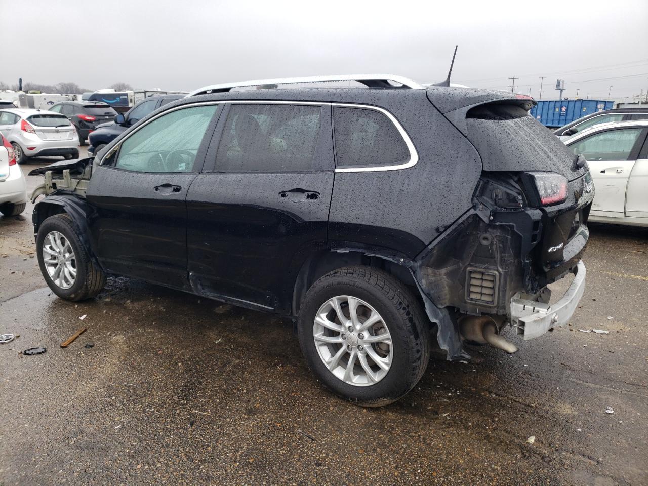 2019 Jeep Cherokee Latitude Black vin: 1C4PJMCB2KD136822