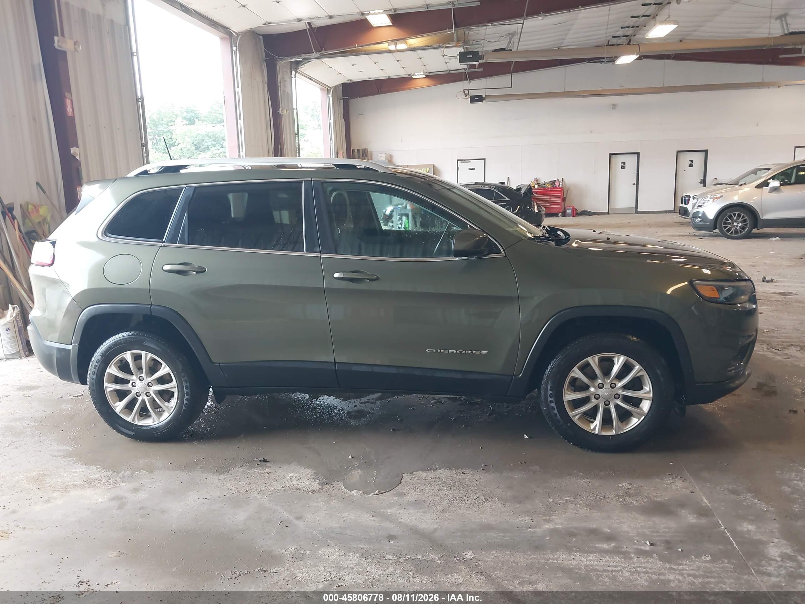 2019 Jeep Cherokee Latitude 4x4 Green vin: 1C4PJMCB2KD440281
