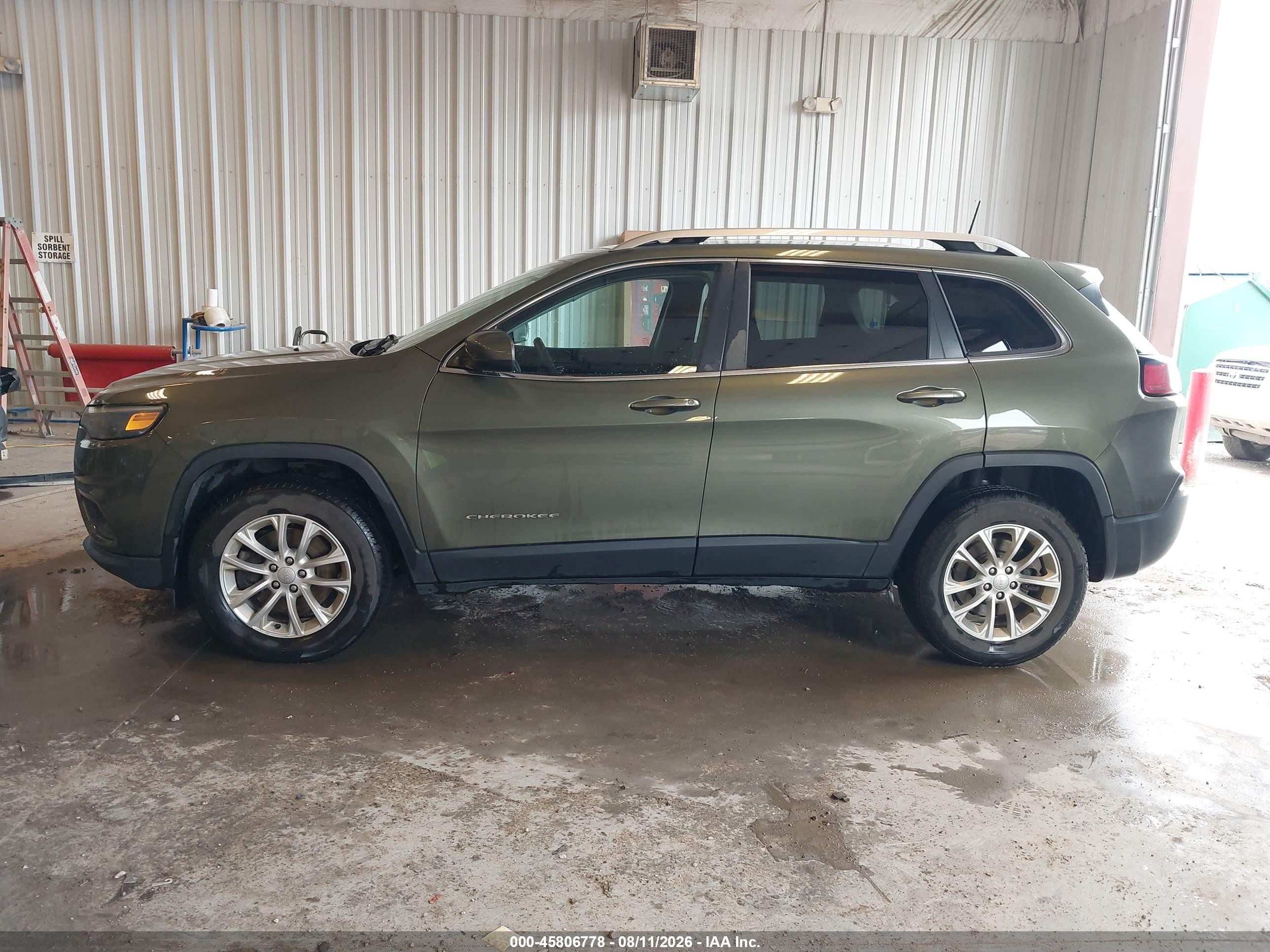 2019 Jeep Cherokee Latitude 4x4 Green vin: 1C4PJMCB2KD440281