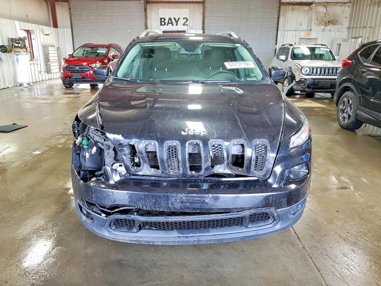 2015 Jeep Cherokee Latitude Black vin: 1C4PJMCB3FW553053