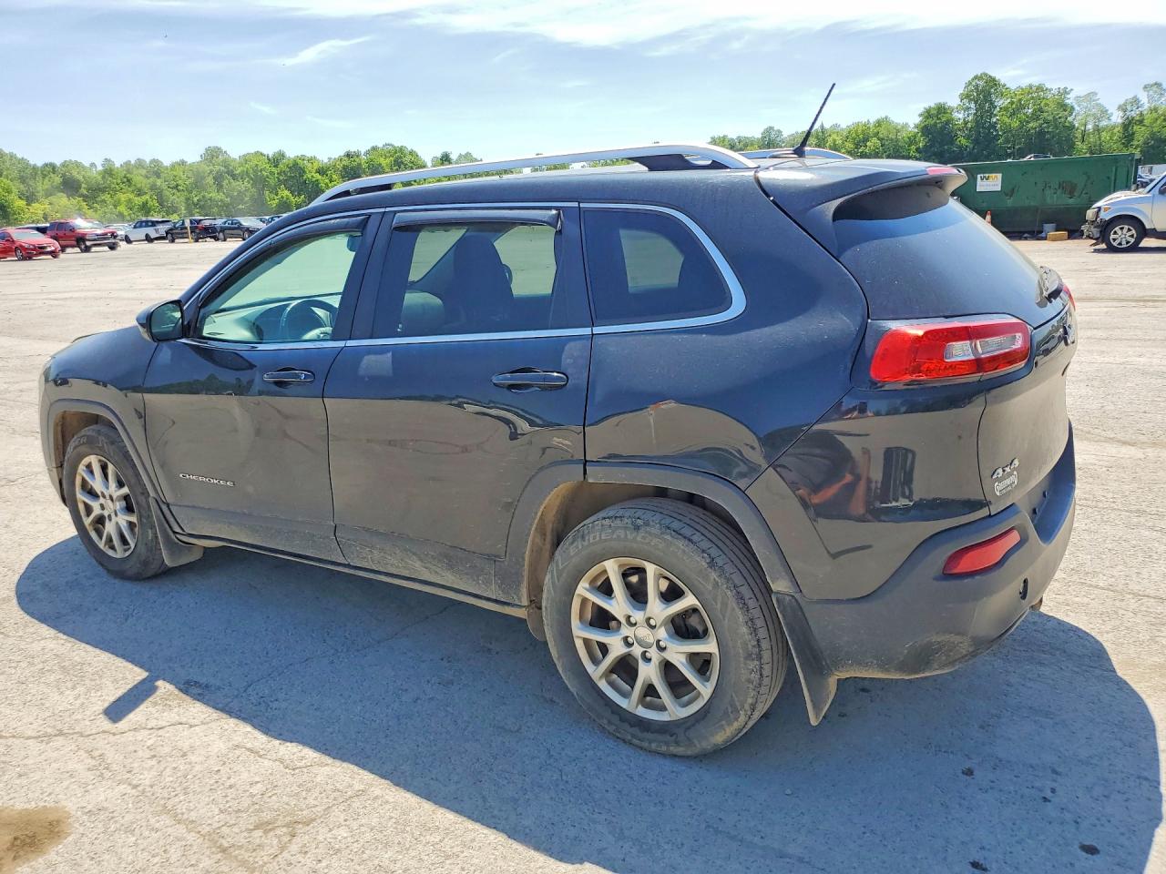 2015 Jeep Cherokee Latitude Black vin: 1C4PJMCB3FW751261