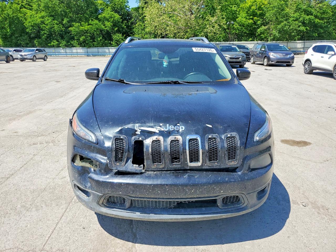 2015 Jeep Cherokee Latitude Black vin: 1C4PJMCB3FW751261