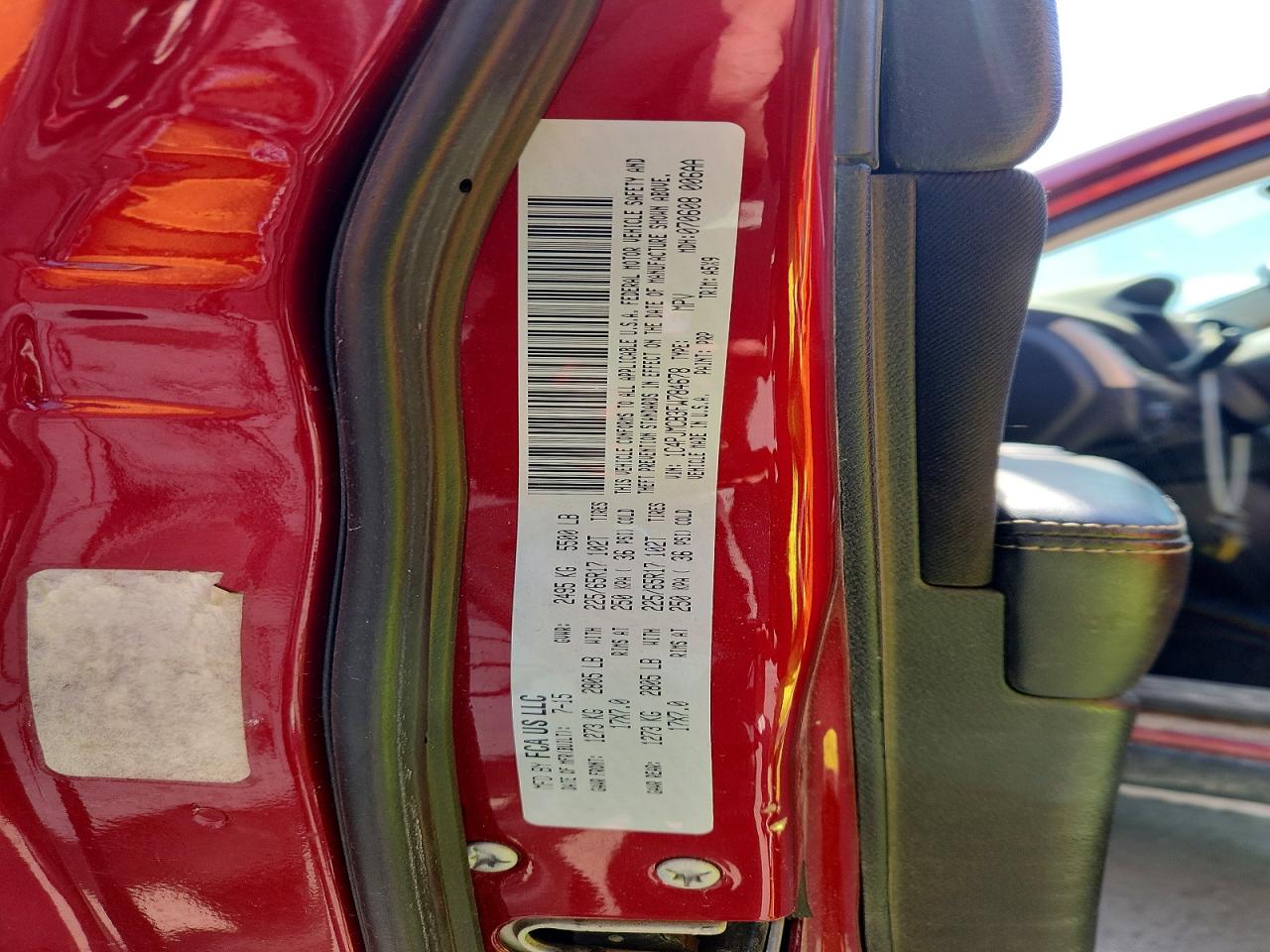2015 Jeep Cherokee Red vin: 1C4PJMCB3FW784678