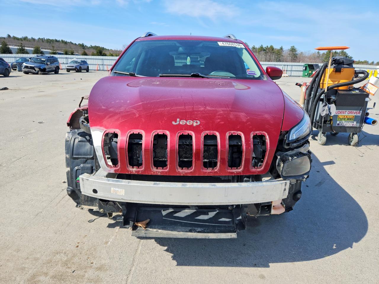 2015 Jeep Cherokee Red vin: 1C4PJMCB3FW784678