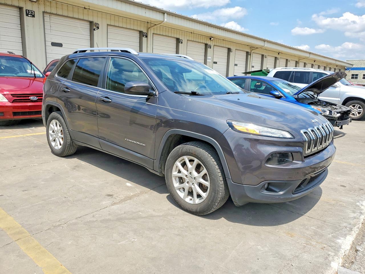 2015 Jeep Cherokee Latitude Charcoal vin: 1C4PJMCB3FW789573