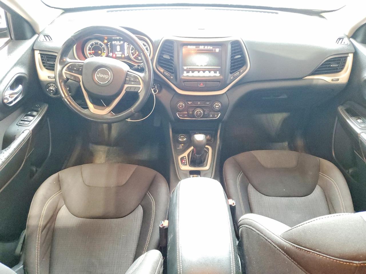 2015 Jeep Cherokee Latitude Black vin: 1C4PJMCB3FW792599