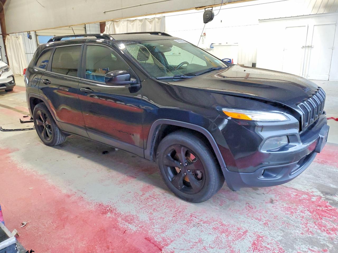 2015 Jeep Cherokee Latitude Black vin: 1C4PJMCB3FW792599