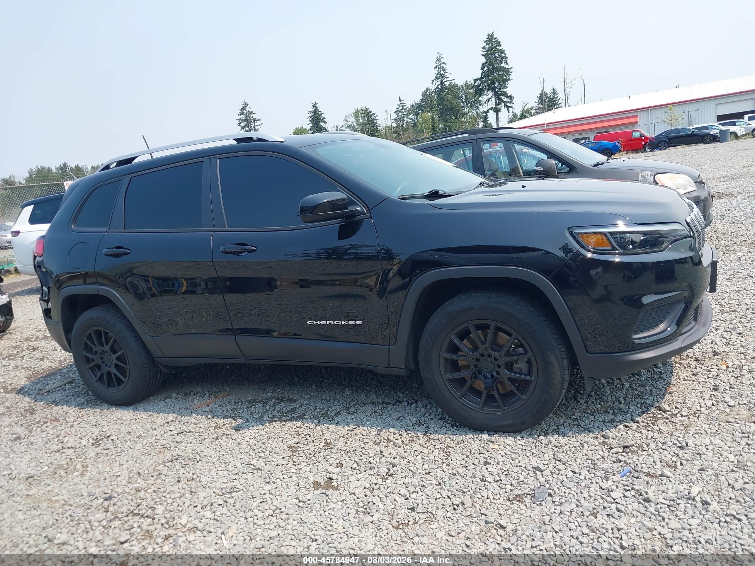 2020 Jeep Cherokee Latitude 4x4 Black vin: 1C4PJMCB3LD550760