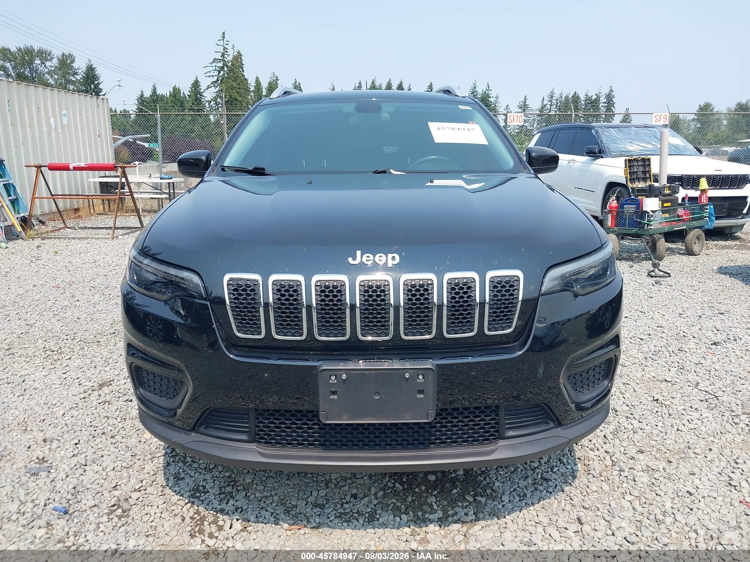 2020 Jeep Cherokee Latitude 4x4 Black vin: 1C4PJMCB3LD550760