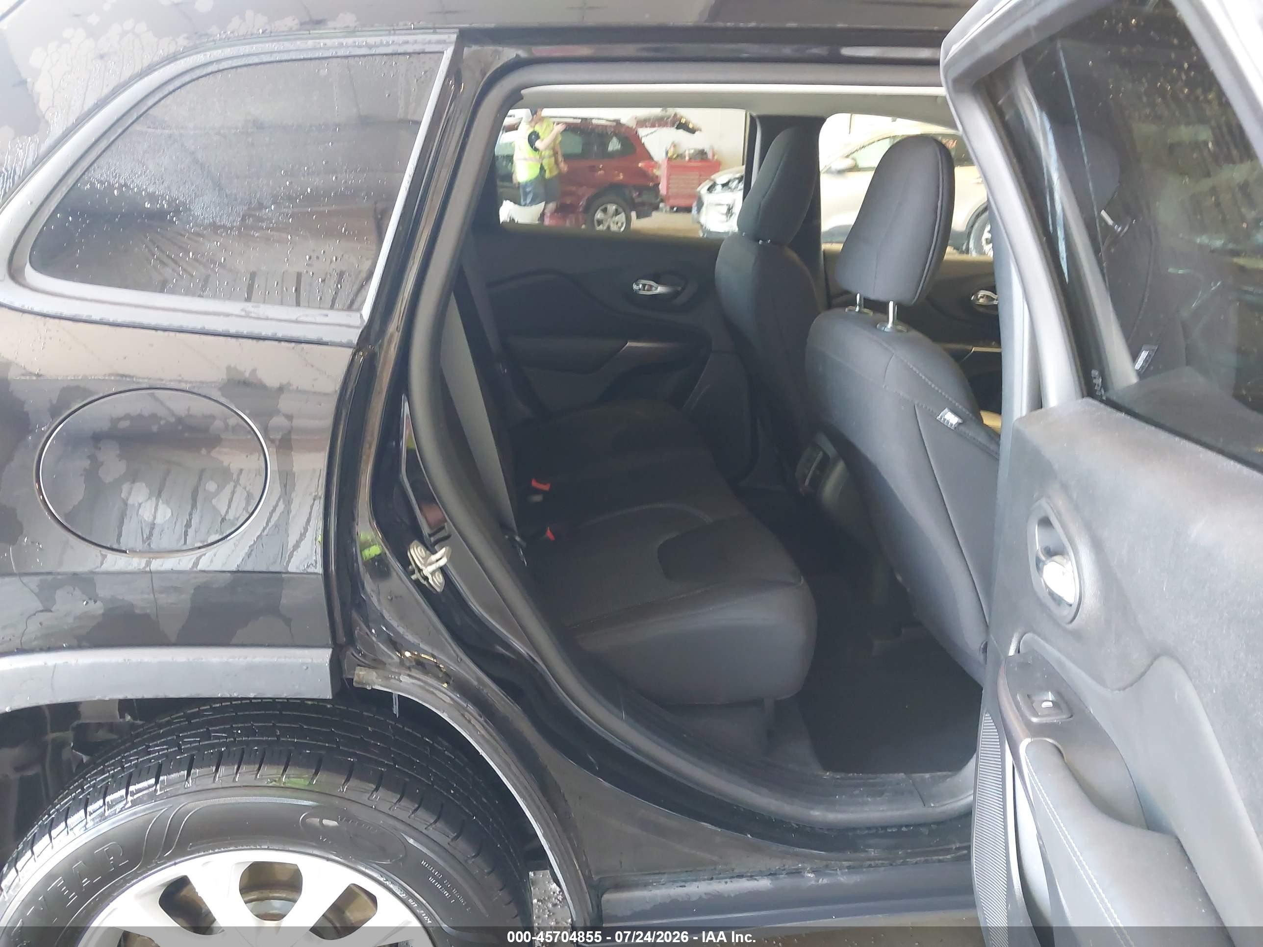 2021 Jeep Cherokee Latitude 4x4 Black vin: 1C4PJMCB3MD114475