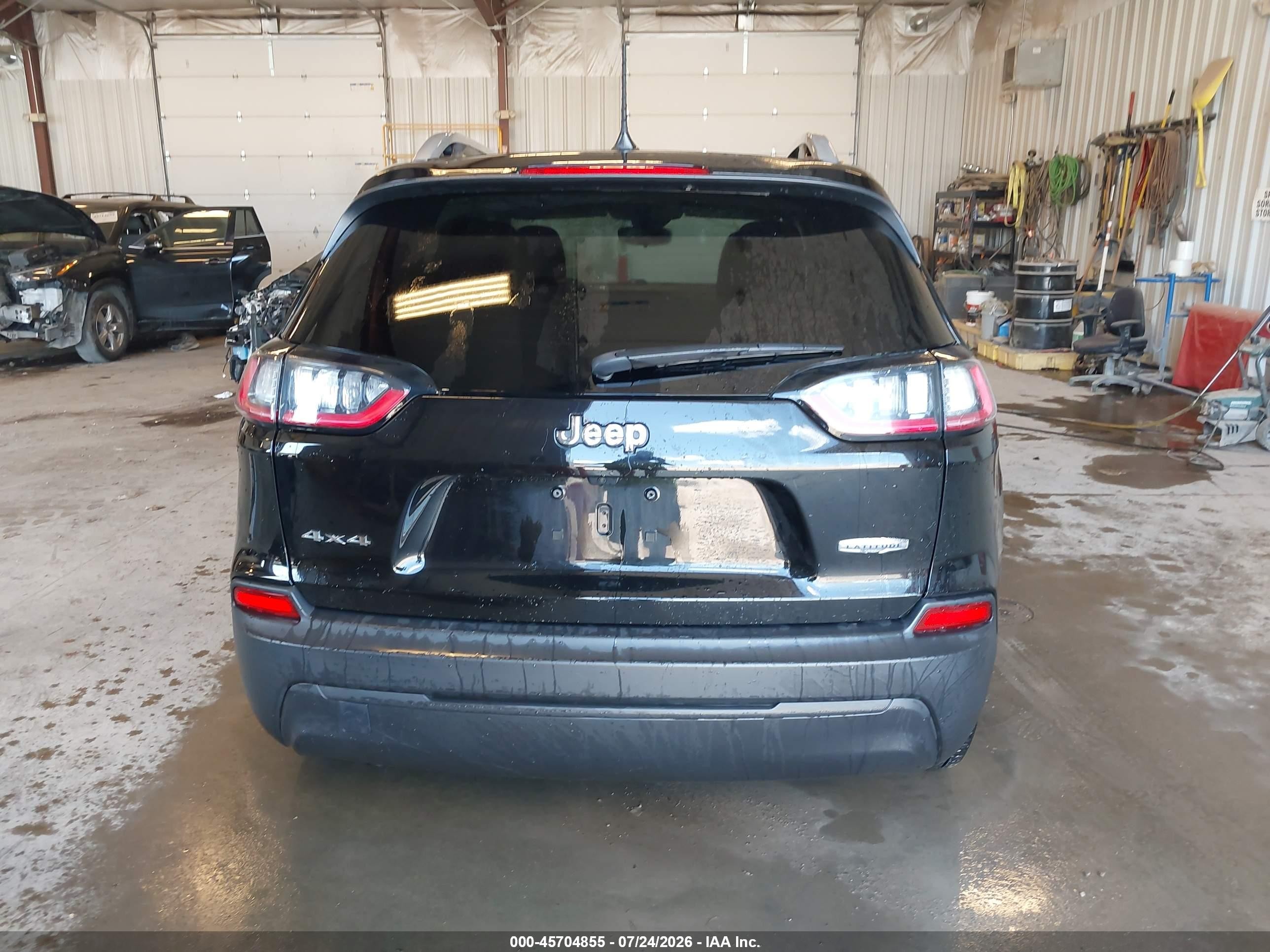 2021 Jeep Cherokee Latitude 4x4 Black vin: 1C4PJMCB3MD114475