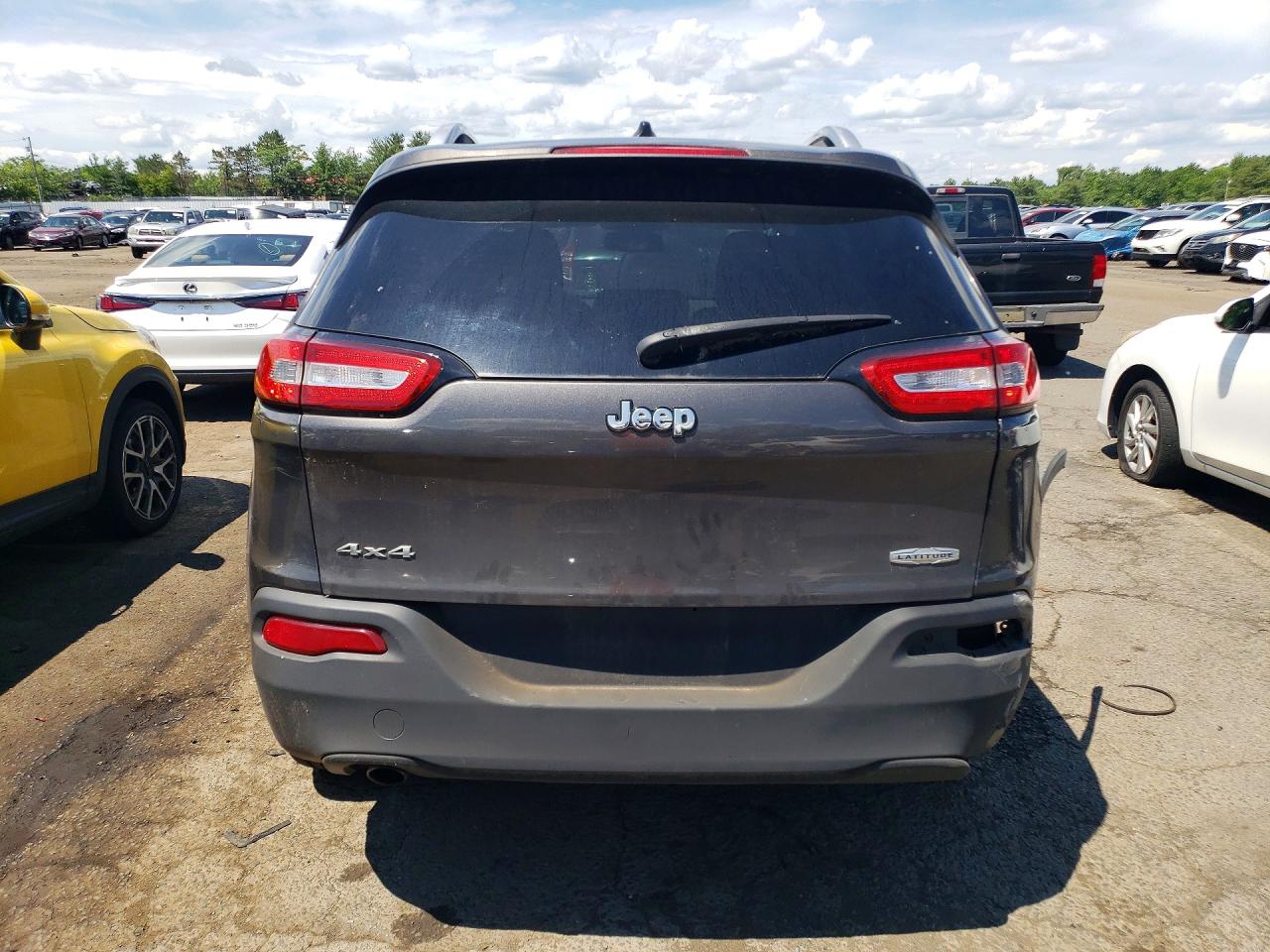 2014 Jeep Cherokee Latitude Charcoal vin: 1C4PJMCB4EW140606