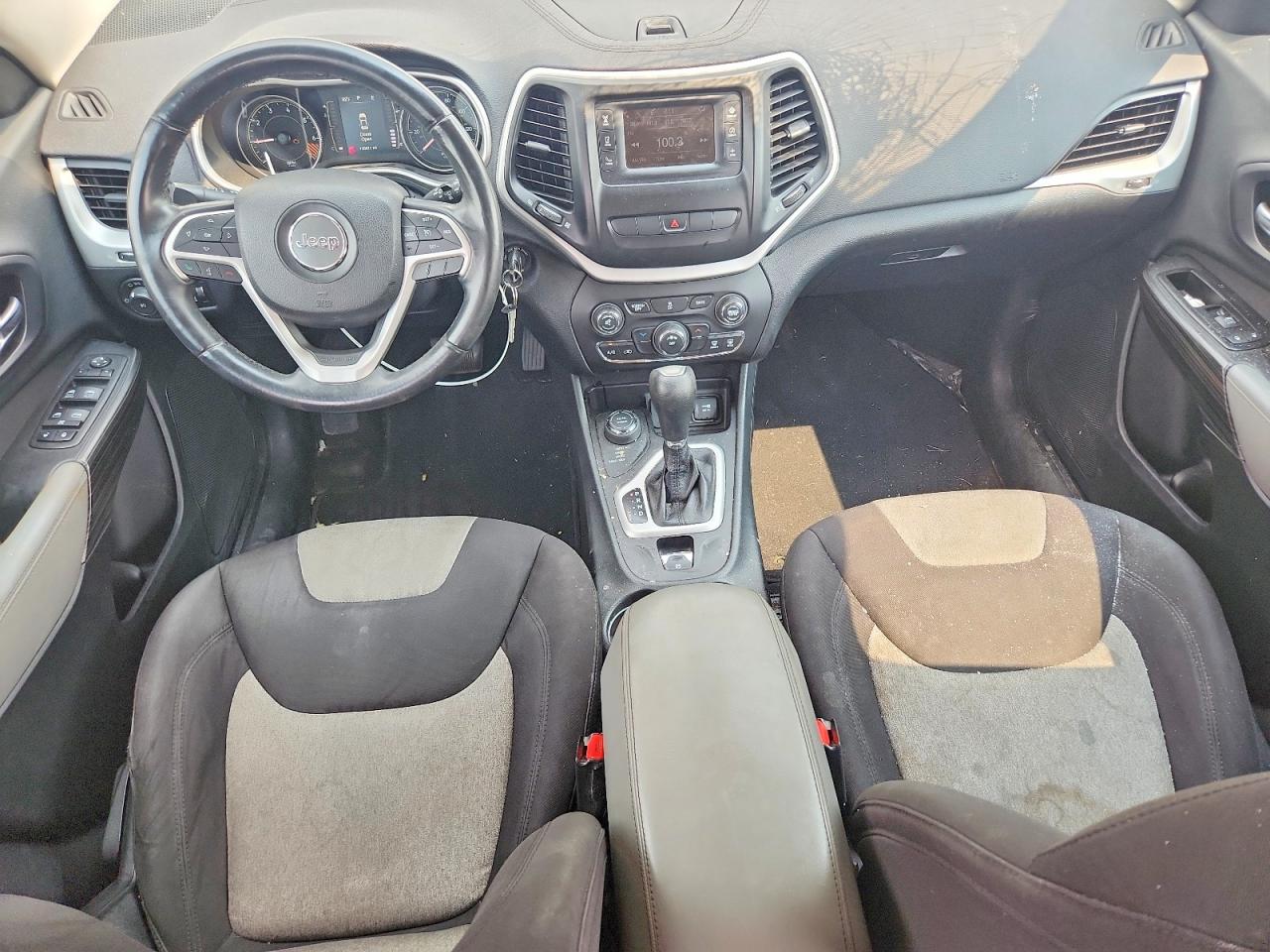 2014 Jeep Cherokee Latitude White vin: 1C4PJMCB4EW169071