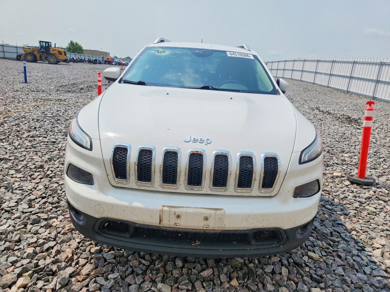 2014 Jeep Cherokee Latitude White vin: 1C4PJMCB4EW169071