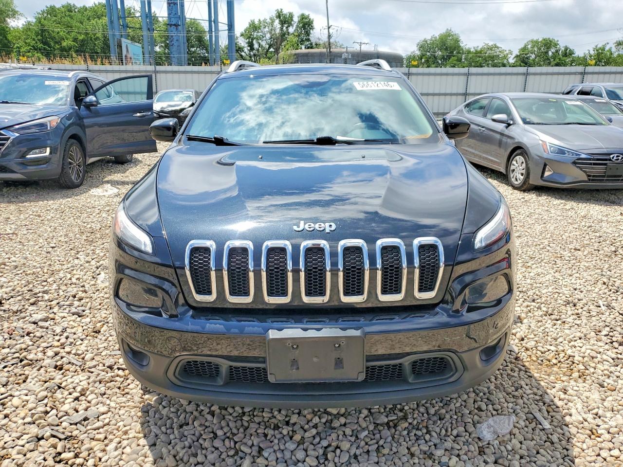 2014 Jeep Cherokee Latitude Черный vin: 1C4PJMCB4EW215787