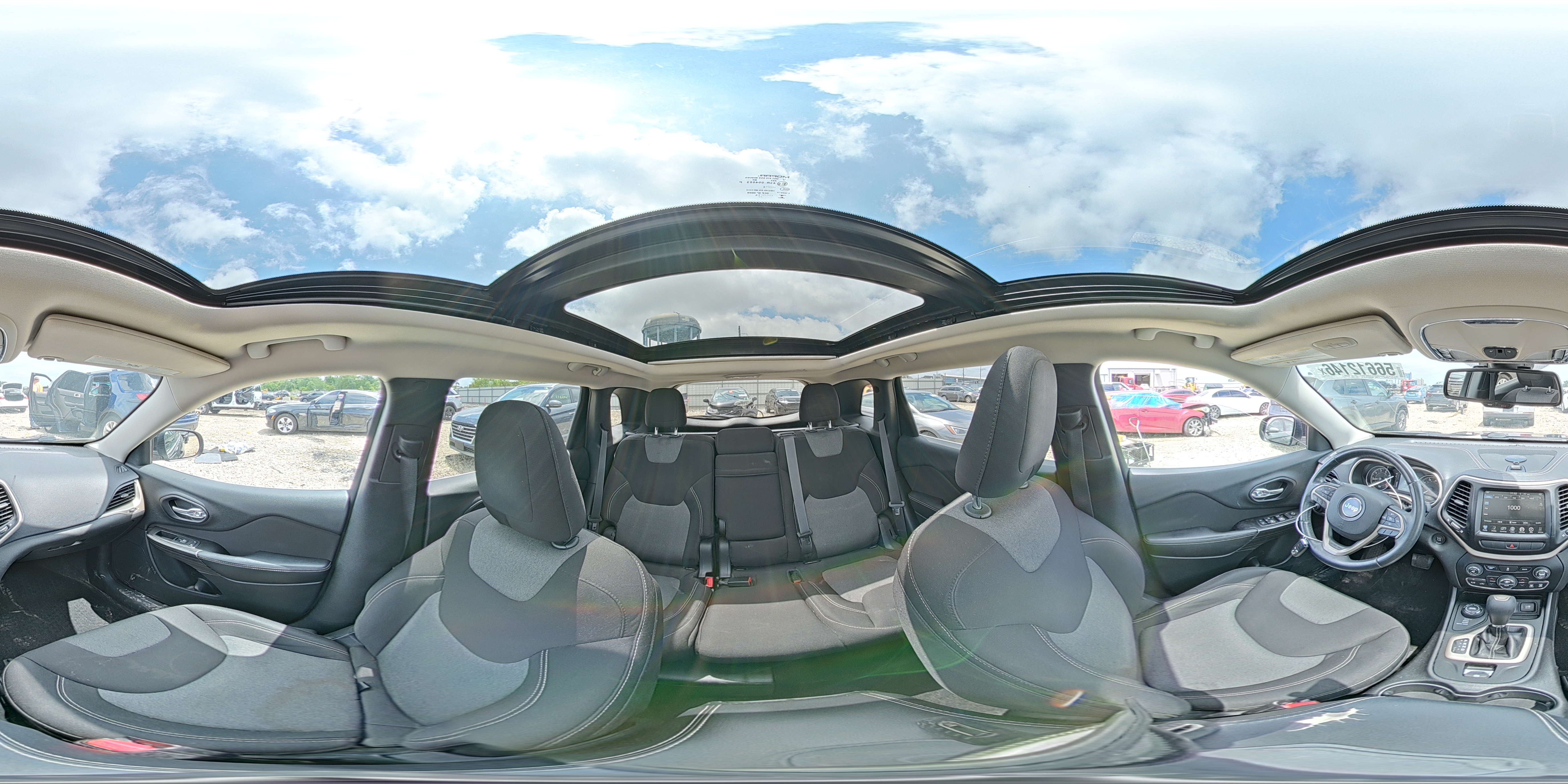 2014 Jeep Cherokee Latitude Черный vin: 1C4PJMCB4EW215787