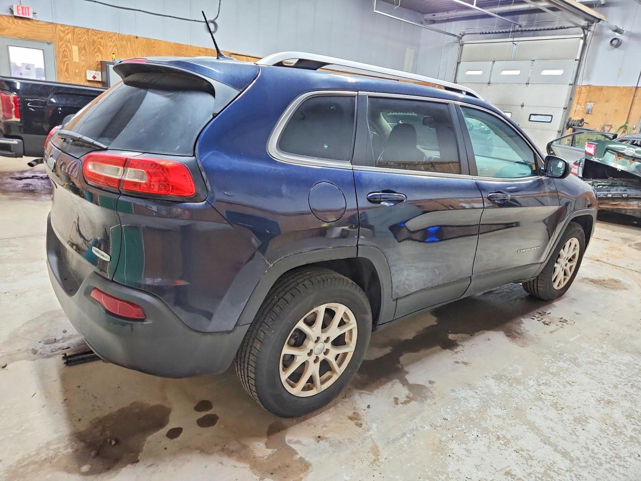 2014 Jeep Cherokee Latitude Blue vin: 1C4PJMCB4EW321415