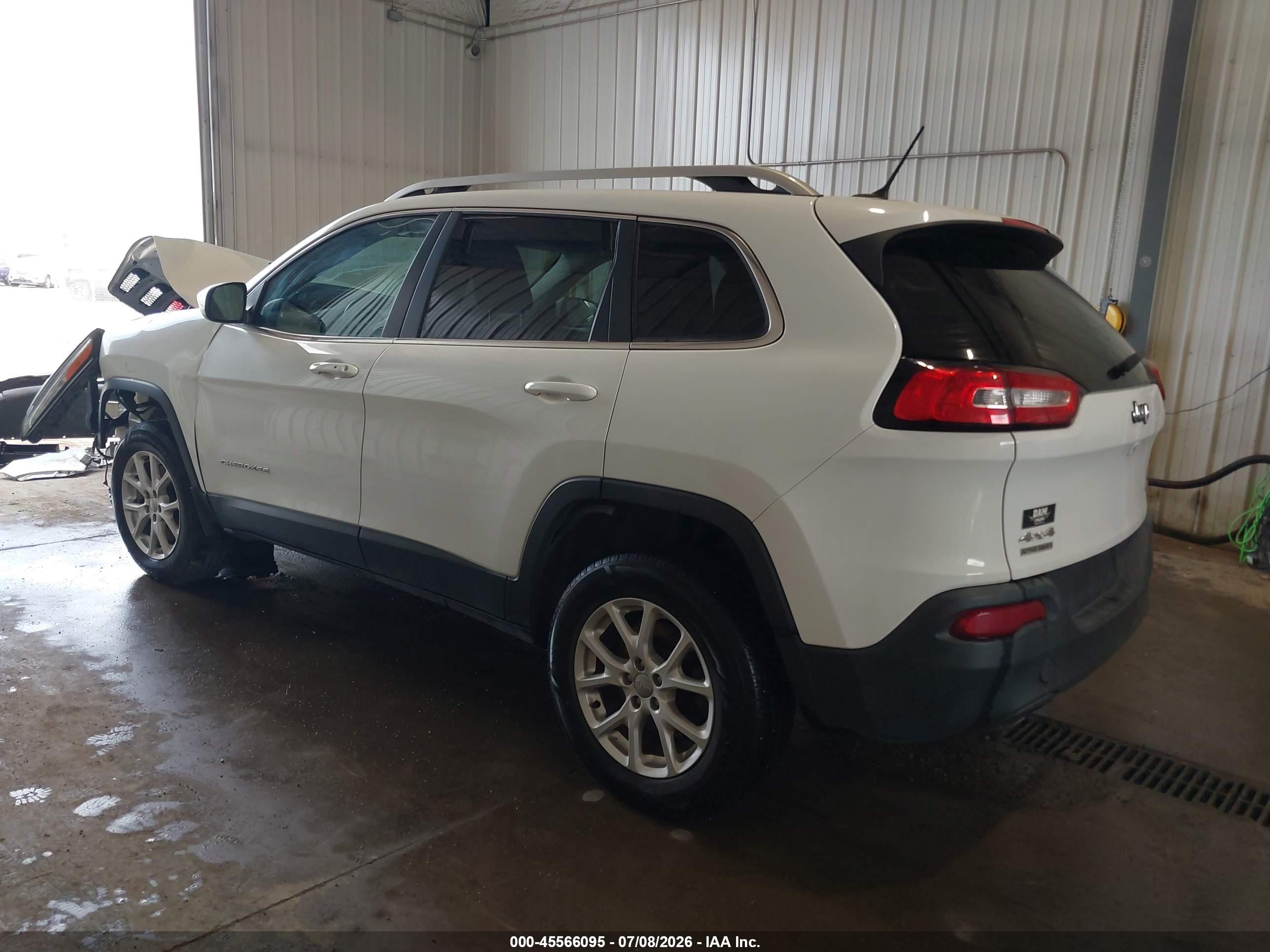 2015 Jeep Cherokee North White vin: 1C4PJMCB4FW524077