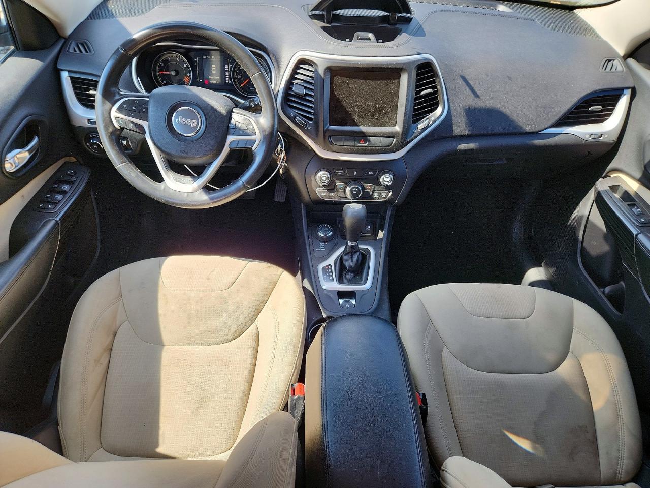 2015 Jeep Cherokee Latitude Синий vin: 1C4PJMCB4FW534026