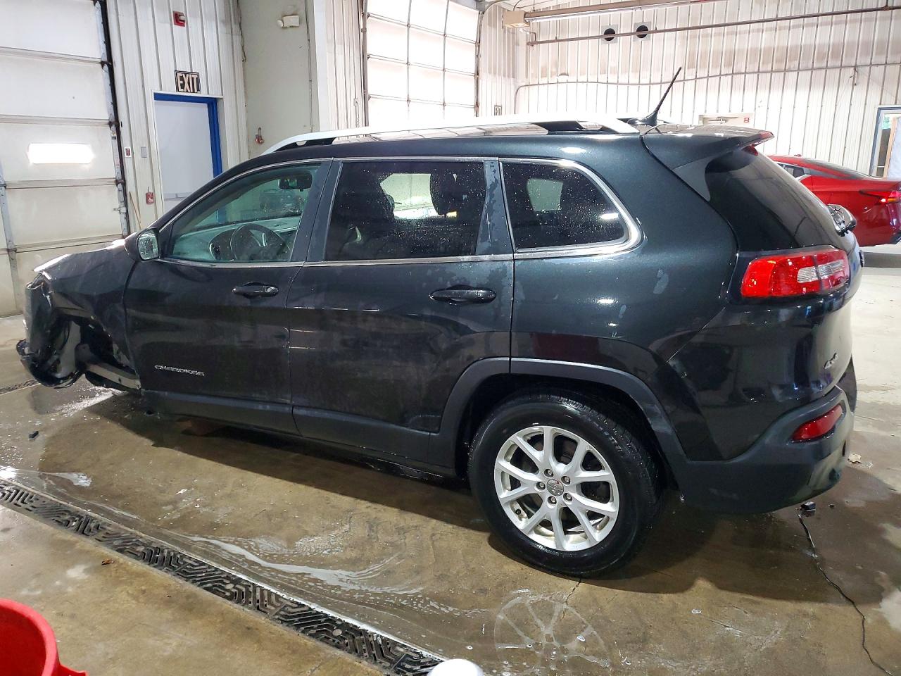 2015 Jeep Cherokee Latitude Черный vin: 1C4PJMCB4FW589334