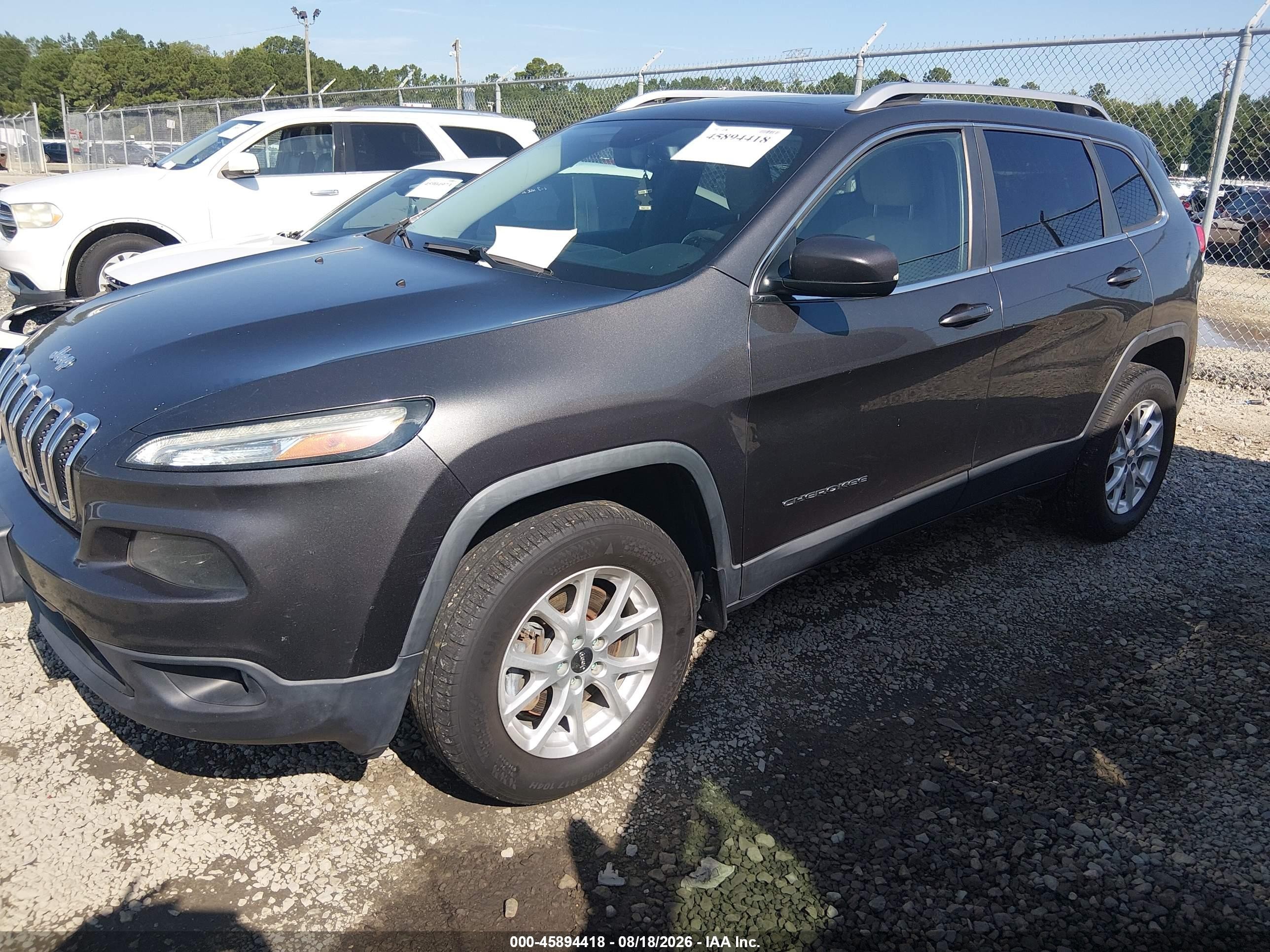 2015 Jeep Cherokee Latitude Brown vin: 1C4PJMCB4FW719497