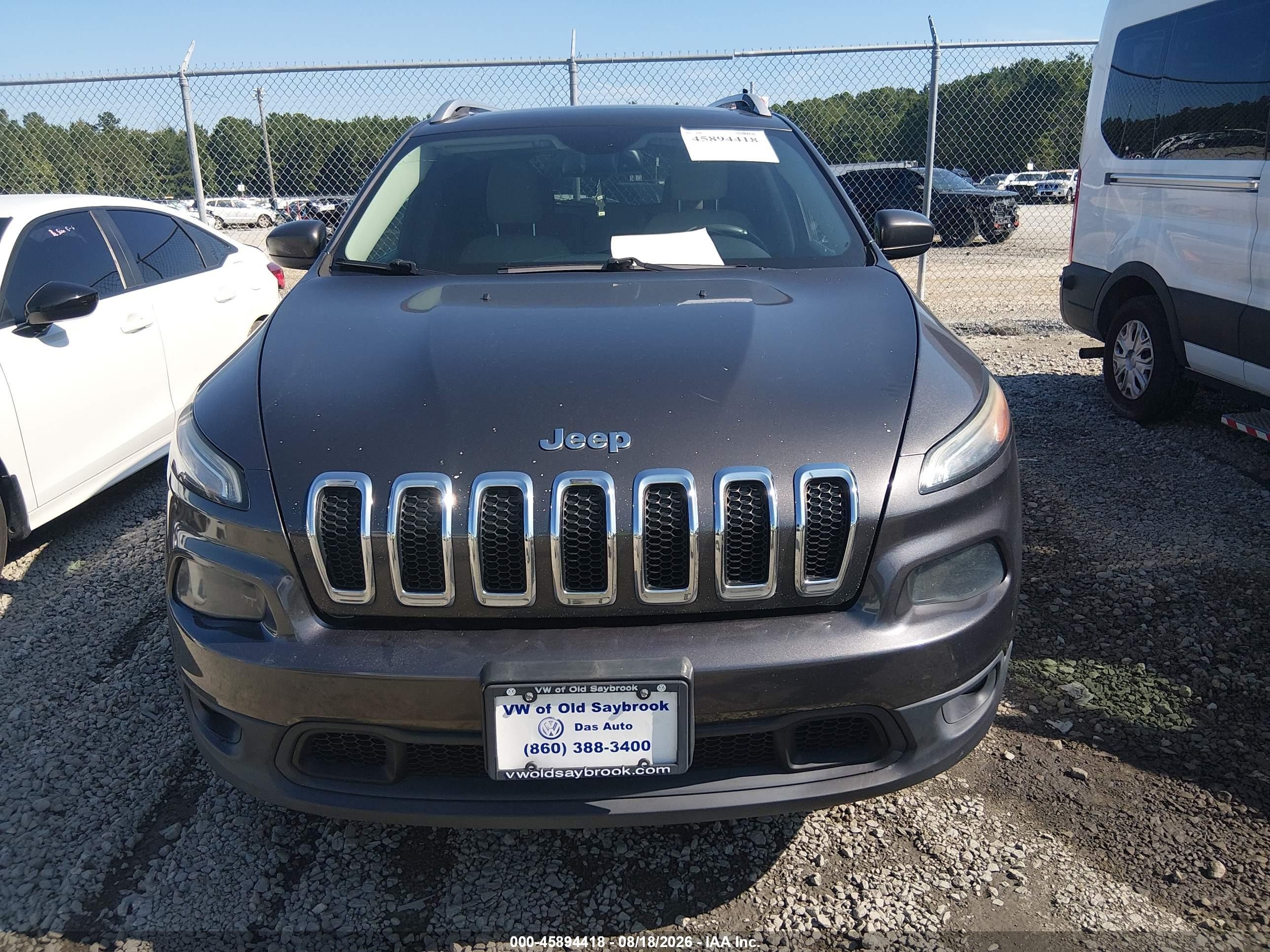 2015 Jeep Cherokee Latitude Brown vin: 1C4PJMCB4FW719497
