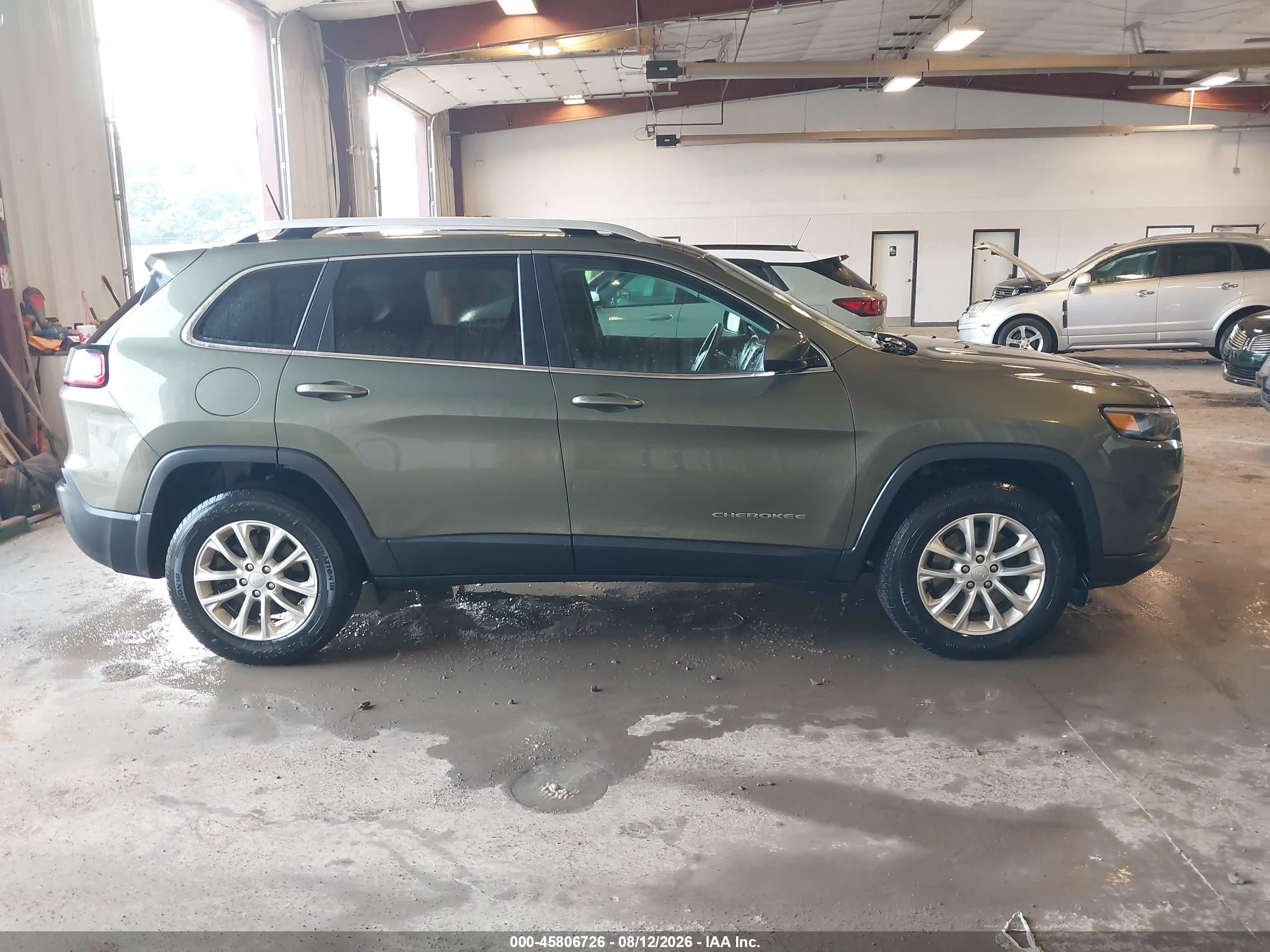 2019 Jeep Cherokee Latitude 4x4 Green vin: 1C4PJMCB4KD449449