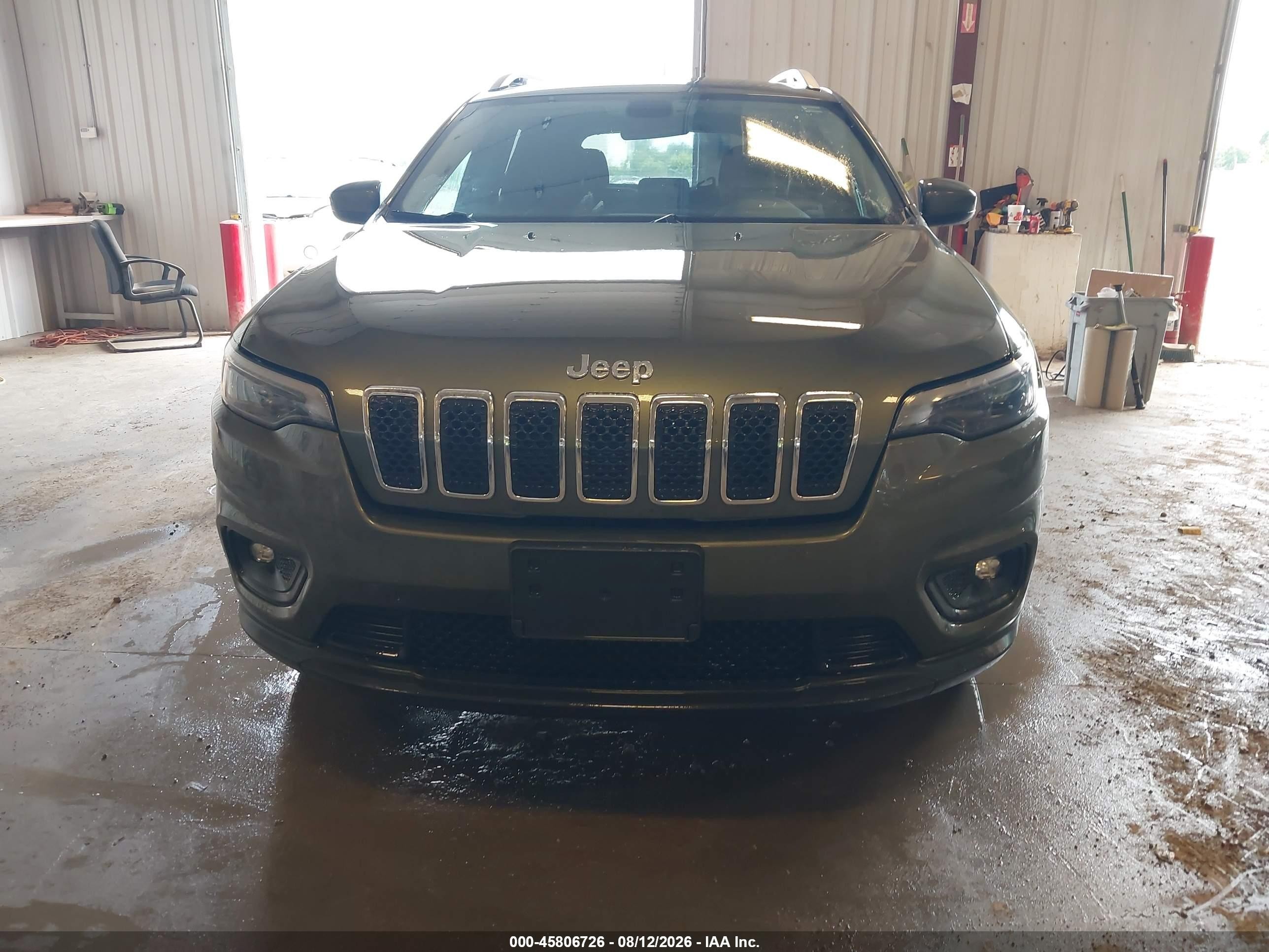 2019 Jeep Cherokee Latitude 4x4 Green vin: 1C4PJMCB4KD449449