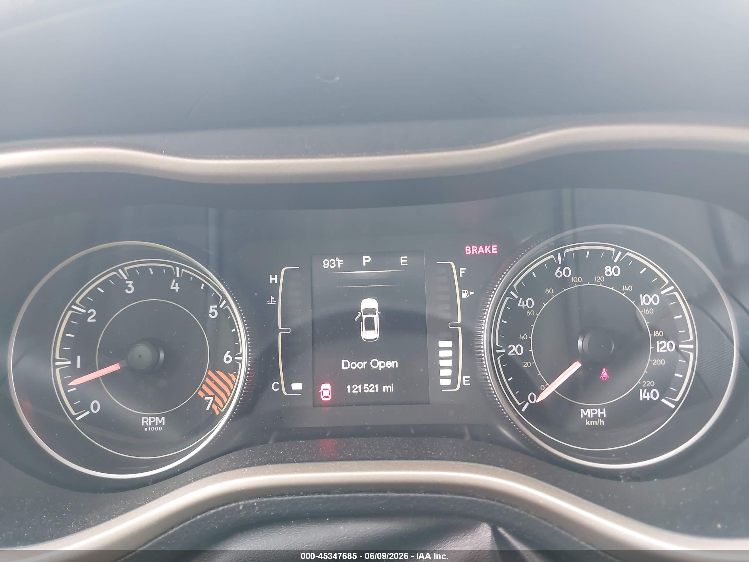 2014 Jeep Cherokee Latitude Серый vin: 1C4PJMCB5EW183707