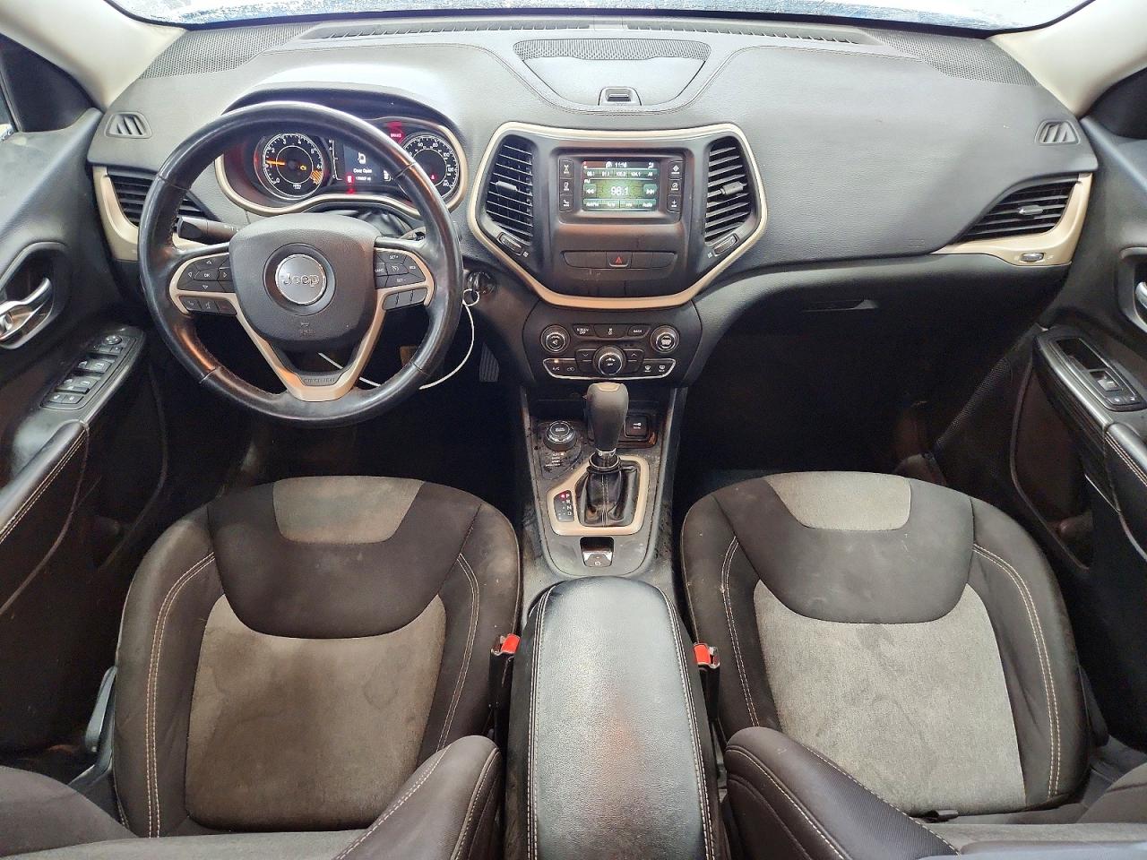 2014 Jeep Cherokee Latitude Gray vin: 1C4PJMCB5EW247017