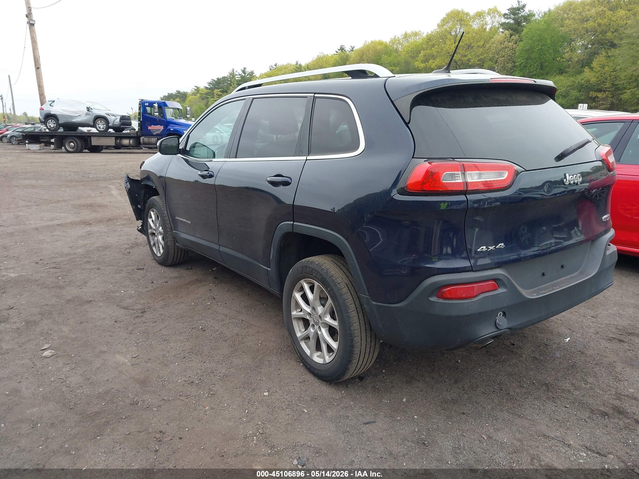 2014 Jeep Cherokee Latitude Blue vin: 1C4PJMCB5EW291664
