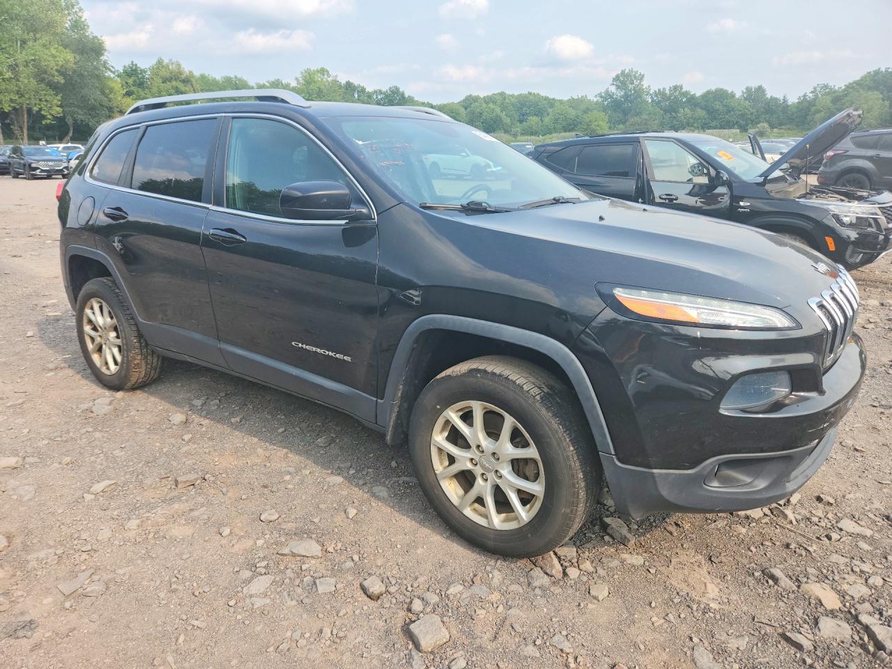 2015 Jeep Cherokee Latitude Charcoal vin: 1C4PJMCB5FW553006