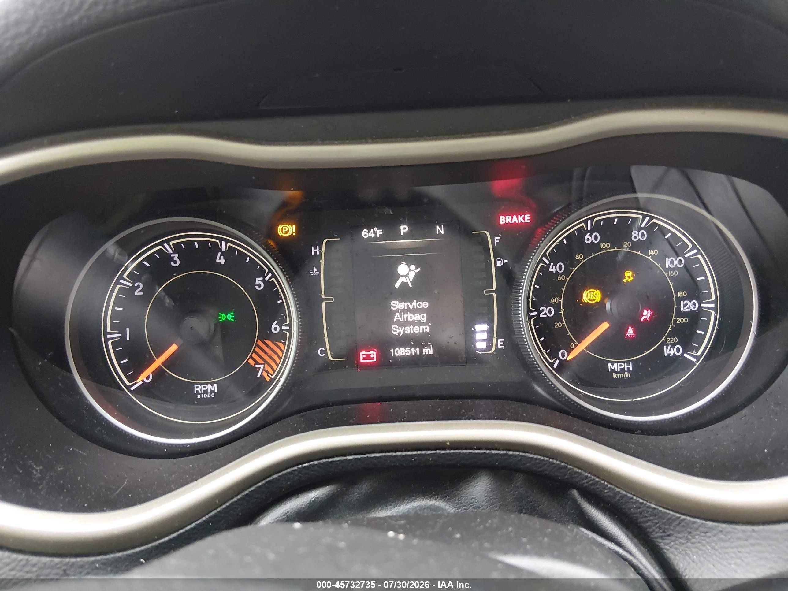 2015 Jeep Cherokee Latitude Красный vin: 1C4PJMCB5FW691824