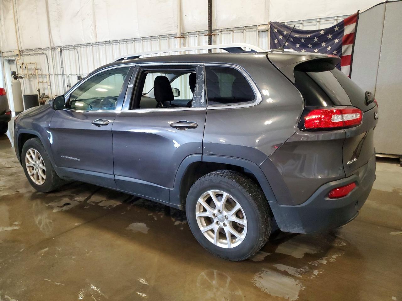 2015 Jeep Cherokee Latitude Gray vin: 1C4PJMCB5FW768403