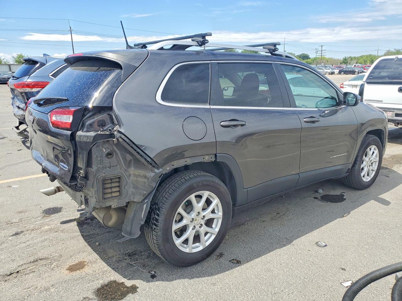 2017 Jeep Cherokee Latitude Charcoal vin: 1C4PJMCB5HW634106