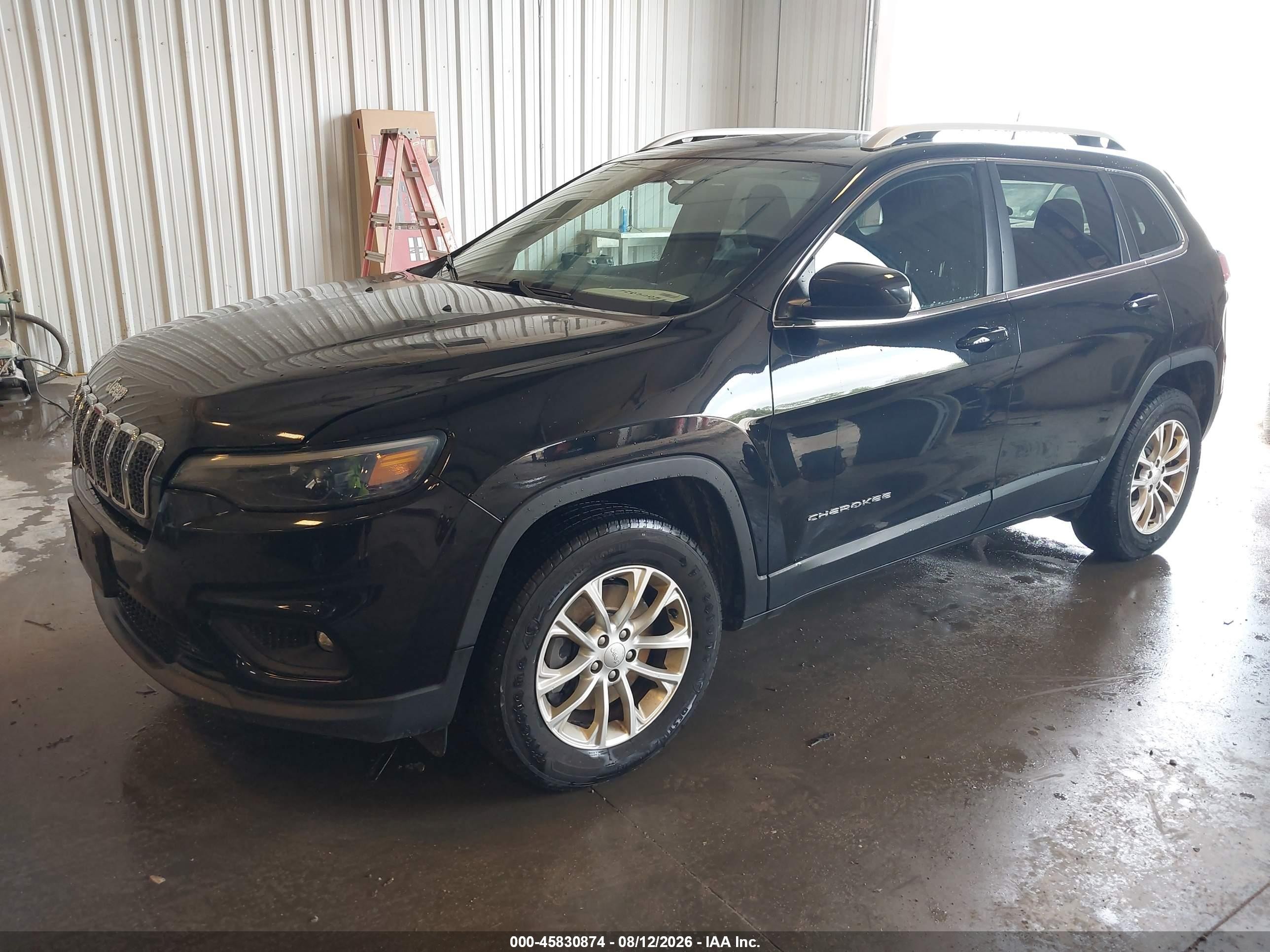 2019 Jeep Cherokee Latitude 4x4 Black vin: 1C4PJMCB5KD479785