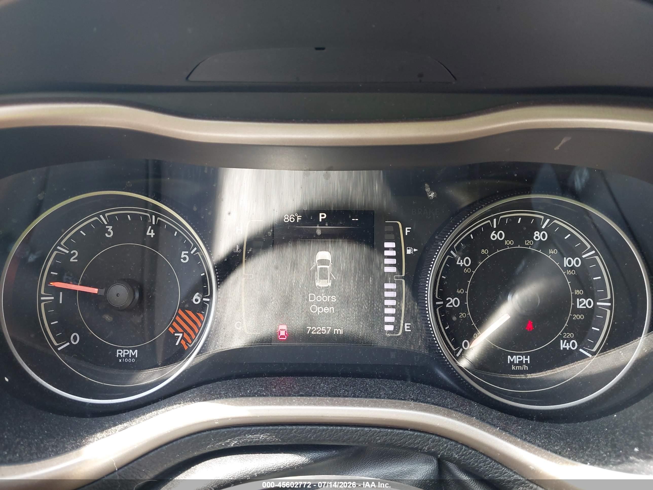 2014 Jeep Cherokee Latitude Красный vin: 1C4PJMCB6EW181500