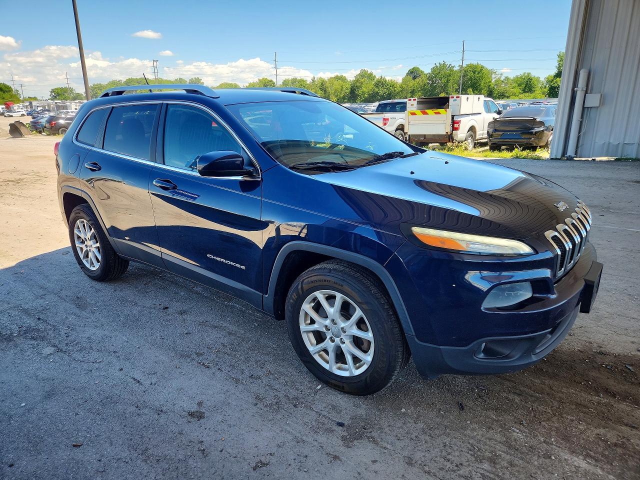 2014 Jeep Cherokee Latitude Blue vin: 1C4PJMCB6EW268779