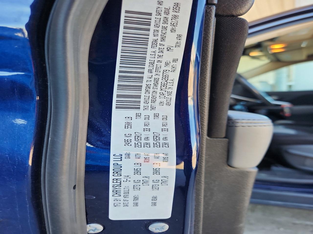 2014 Jeep Cherokee Latitude Blue vin: 1C4PJMCB6EW268779