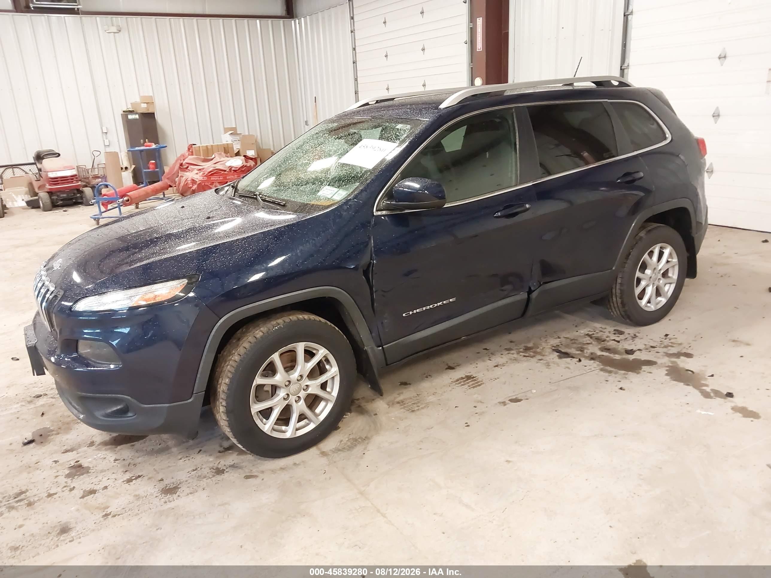 2015 Jeep Cherokee Latitude Blue vin: 1C4PJMCB6FW755336