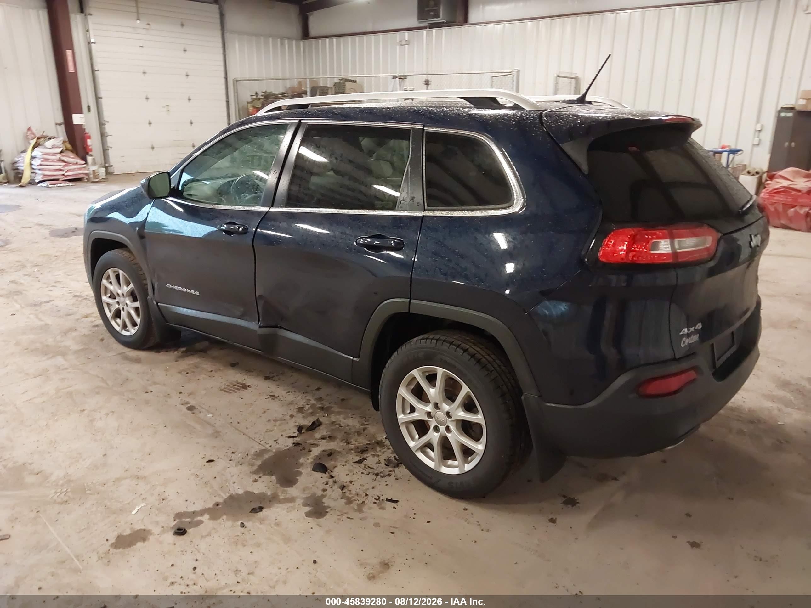 2015 Jeep Cherokee Latitude Blue vin: 1C4PJMCB6FW755336