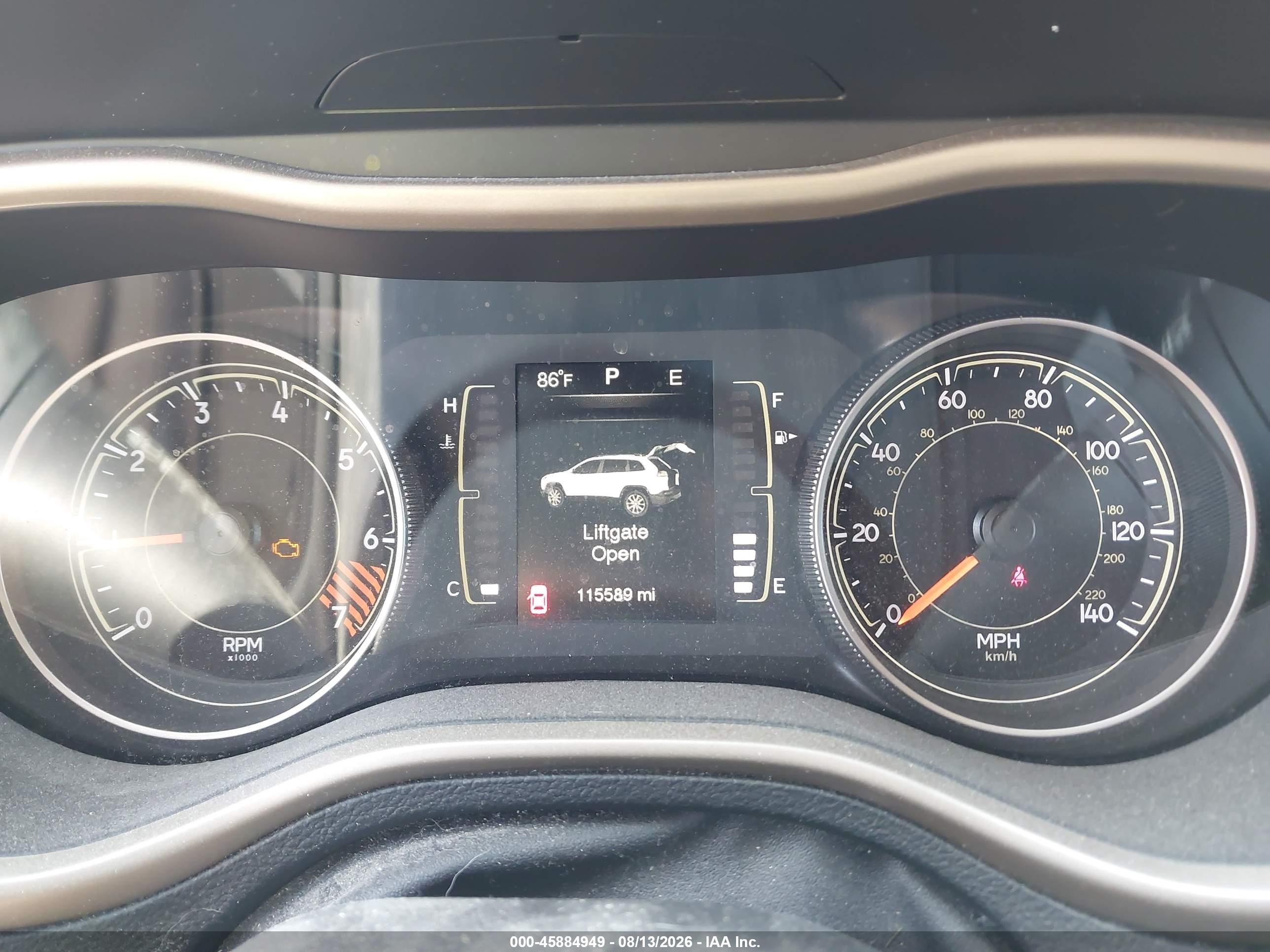 2015 Jeep Cherokee Latitude Черный vin: 1C4PJMCB6FW792256