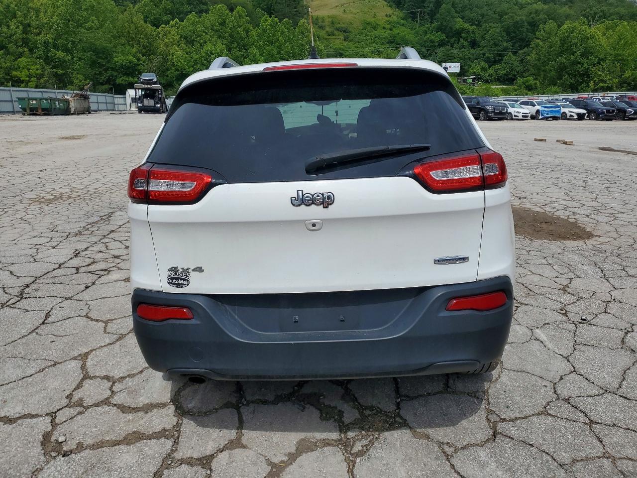 2015 Jeep Cherokee Latitude Белый vin: 1C4PJMCB6FW793293